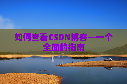 如何查看CSDN博客—一个全面的指南
